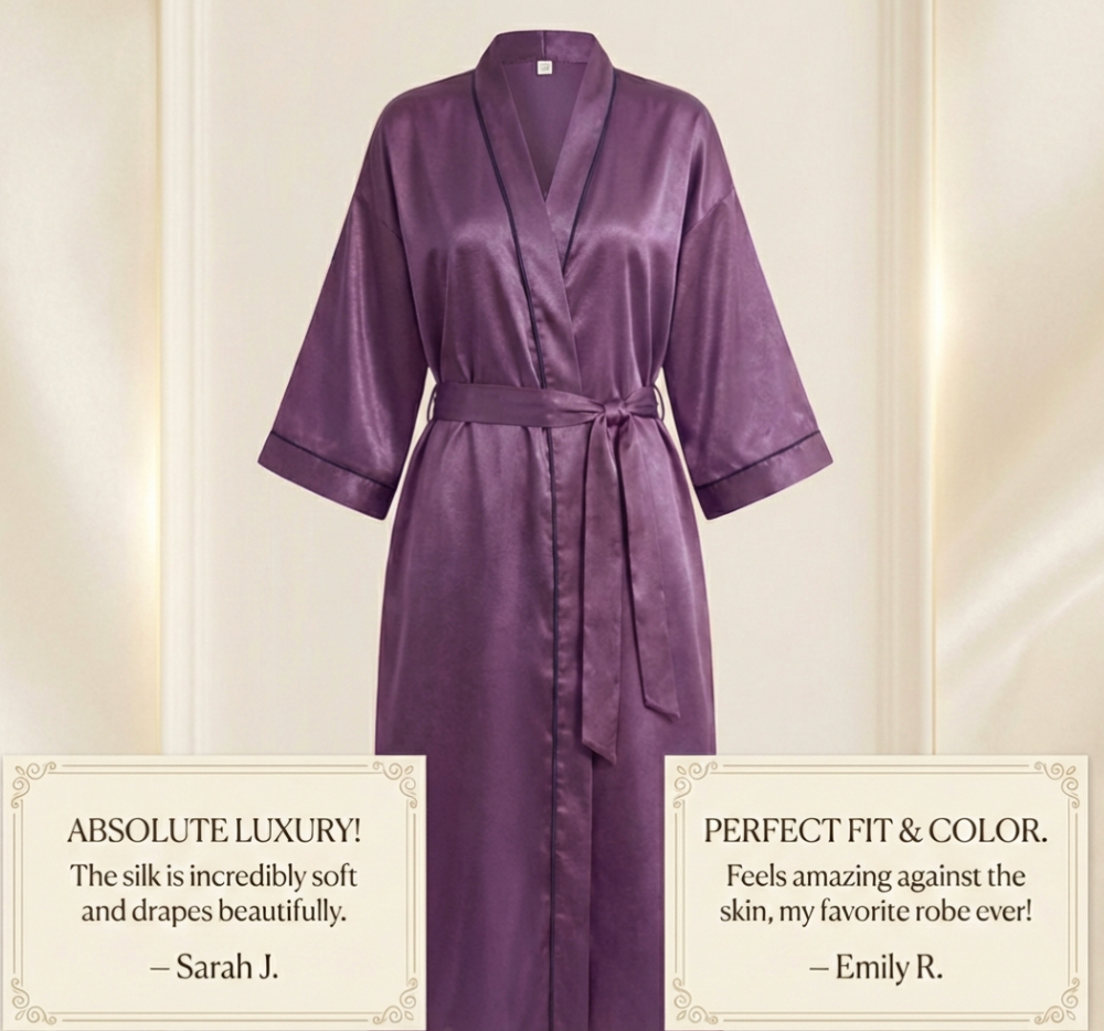 The Amethyst Meridian Robe